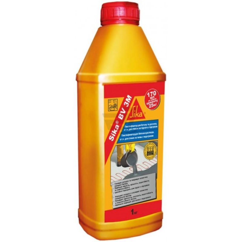 Пластифікатор для бетону Sika BV 3M 1 кг