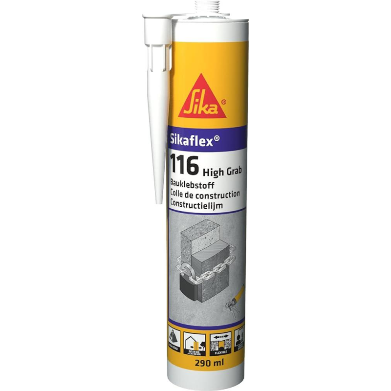 SikaFlex-116 High Grab Конструкційний клей з високою хваткою 250 мл SikaFlex-116 High Grab Конструкційний клей з високою хваткою 250 мл