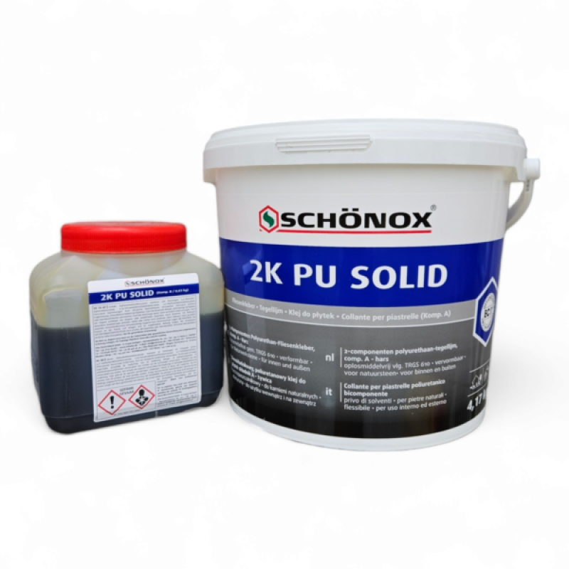 SCHONOX 2K PU SOLID (AB) 5kg 2-компонентний поліуретановий клей для плитки SCHONOX 2K PU SOLID (AB) 5kg 2-компонентний поліуретановий клей для плитки