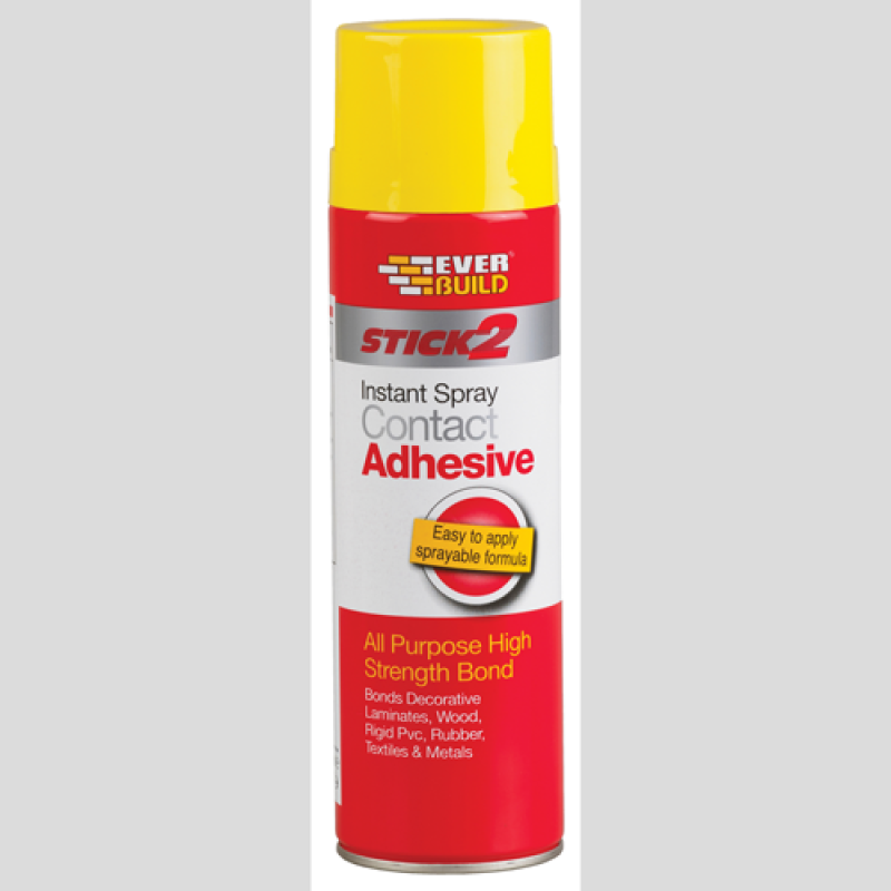 Everbuild Spray Contact Adhesive Потужний аерозольний контактний клей 500 мл Everbuild Spray Contact Adhesive Потужний аерозольний контактний клей 500 мл