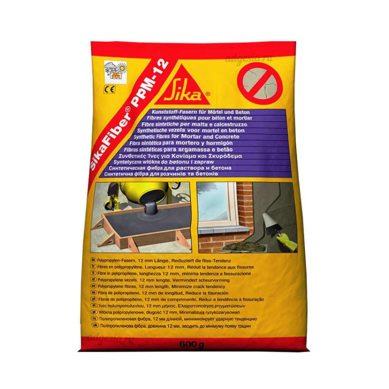 Фібра поліпропіленова Sika Fiber PPM-12 600 г
